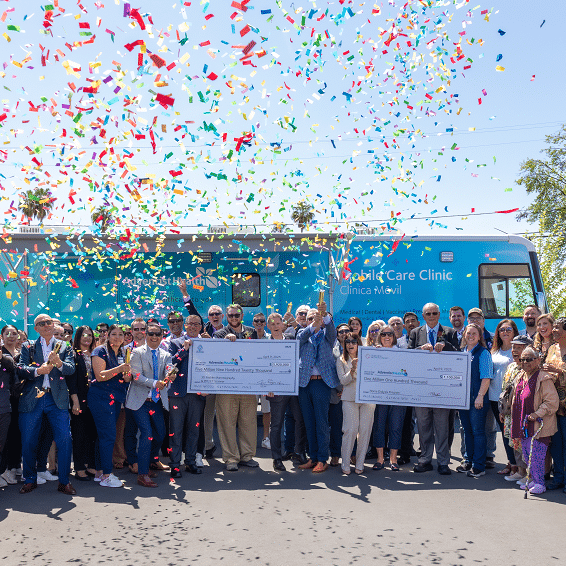 Corcoran check presentation.
